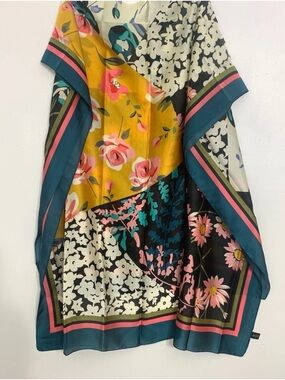 Gerard Pasquier Large Silk Viscose Scarf NWOT